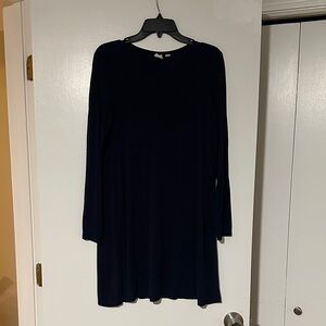 Elegant Navy Blue Women's Dress